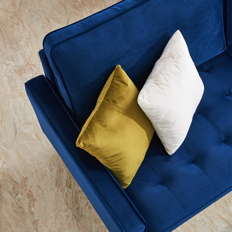 [EU Warehouse] Modern Velvet Fabric Sofa, Size: 180x80x80cm (Blue)