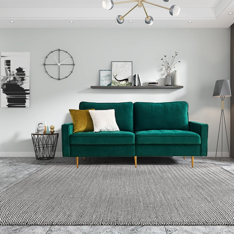 [EU Warehouse] Modern Velvet Fabric Sofa, Size: 180x80x80cm (Green)