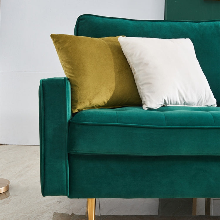 [EU Warehouse] Modern Velvet Fabric Sofa, Size: 180x80x80cm (Green)