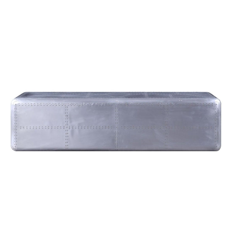 [US Warehouse] Aluminum TV Cabinet with Drawer, Size: 71x20x19 inch