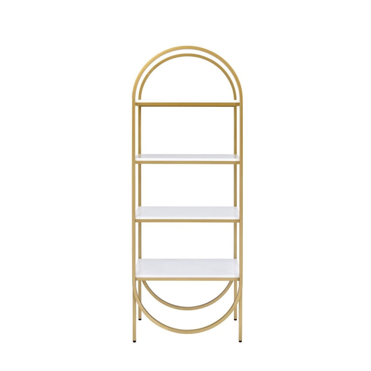 [US Warehouse] Metal Bookshelf, Size: 28x15x78 inch