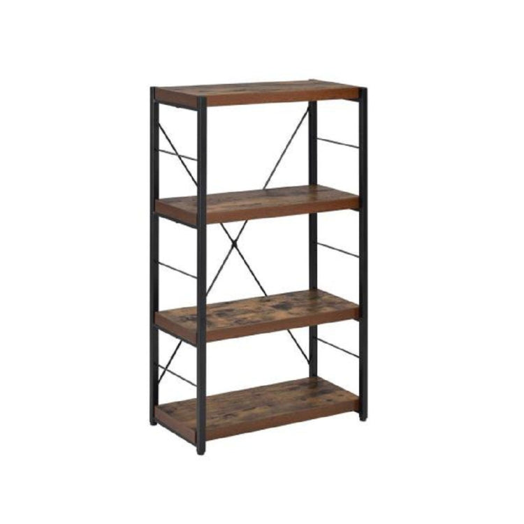 [US Warehouse] Metal Bookshelf, Size: 24x11x43 inch