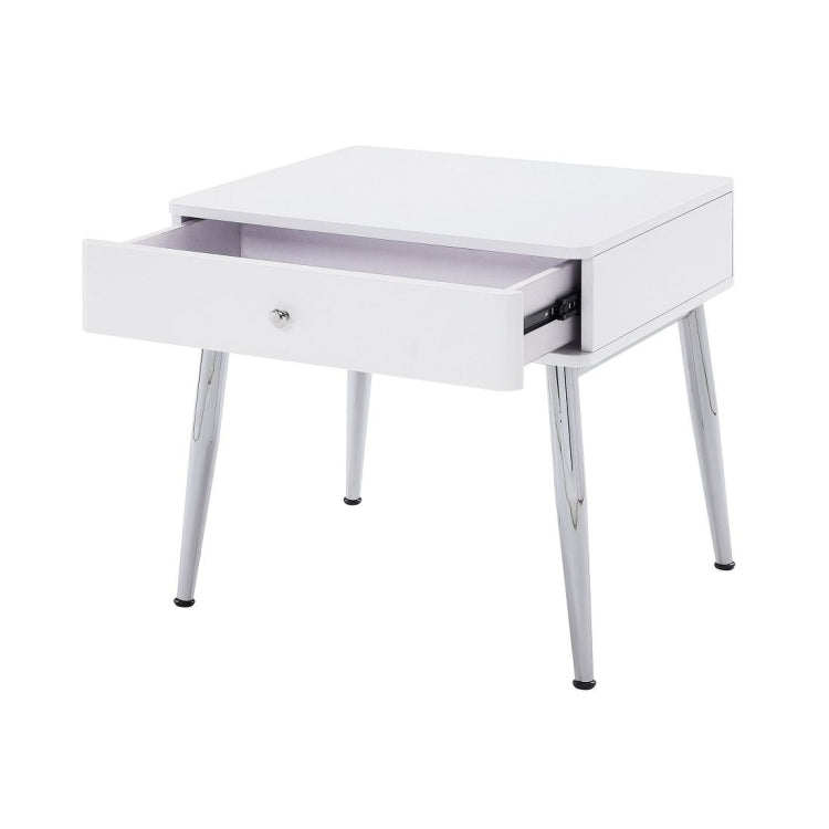 [US Warehouse] Simple Table with Drawers, Size: 23x23x23 inch