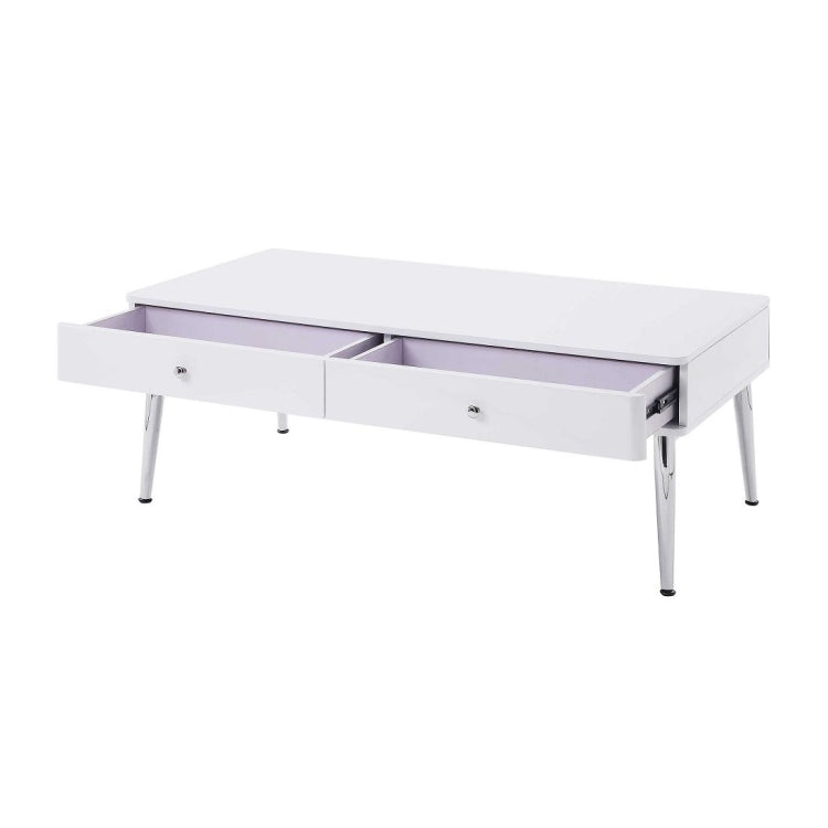 [US Warehouse] Simple Table with Drawers, Size: 47x24x18 inch