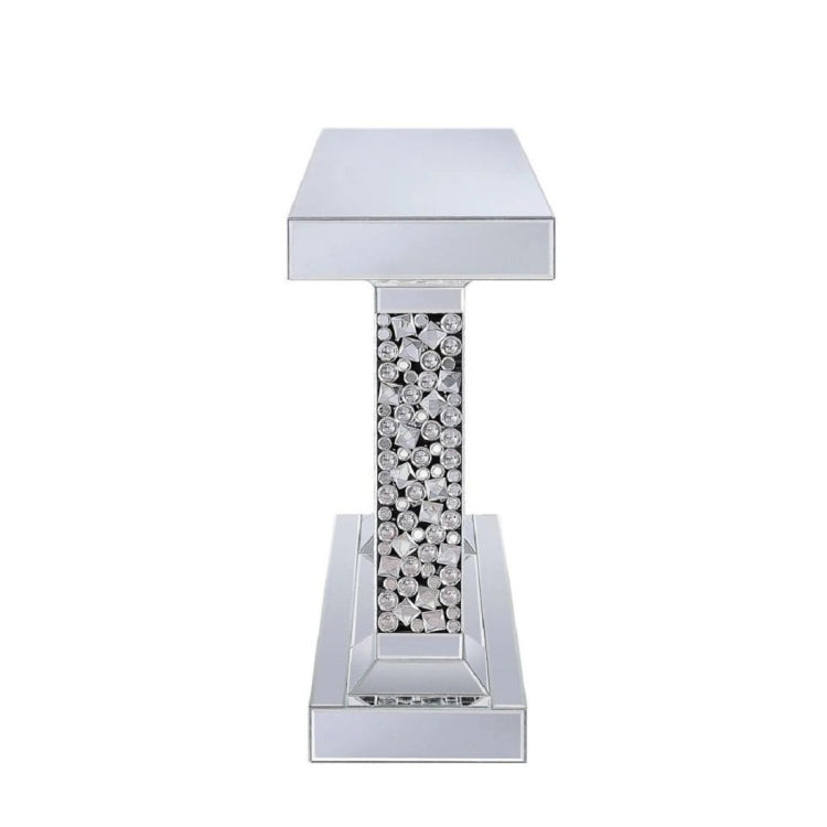 [US Warehouse] Mirror Gem Table, Dize: 47x14x31 inch