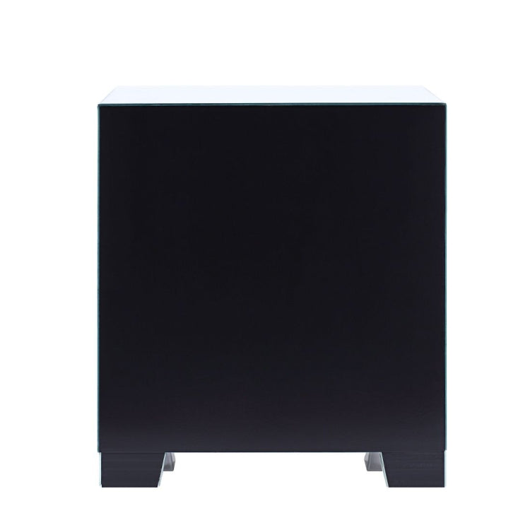 [US Warehouse] Mirror Gem Bedside Table with Drawer, Size: 22x14x26 inch