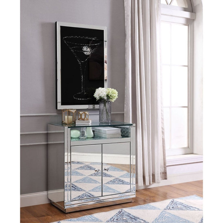 [US Warehouse] Mirror Table with Storage Compartment, Size: 32x16x32 inch