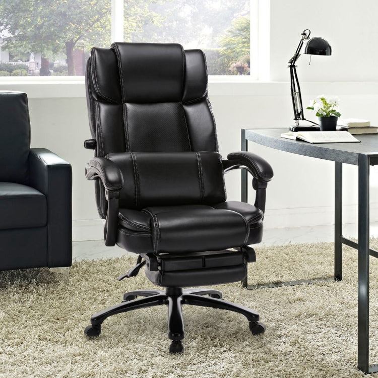 [US Warehouse] Computer Gaming Chairs with Adjustable Built-in Lumbar Support & Angle Tilt Locking System & Footrest
