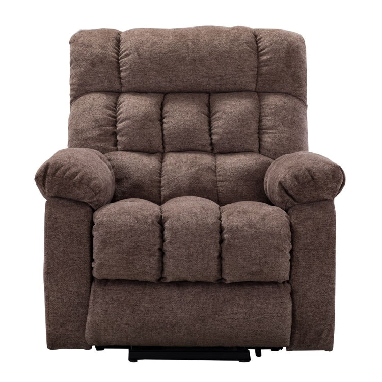 [US Warehouse] Electric Lift Recliner with Heat Therapy And Massage Function, Size: 38.2x38.6x41.3 inch(Brown)