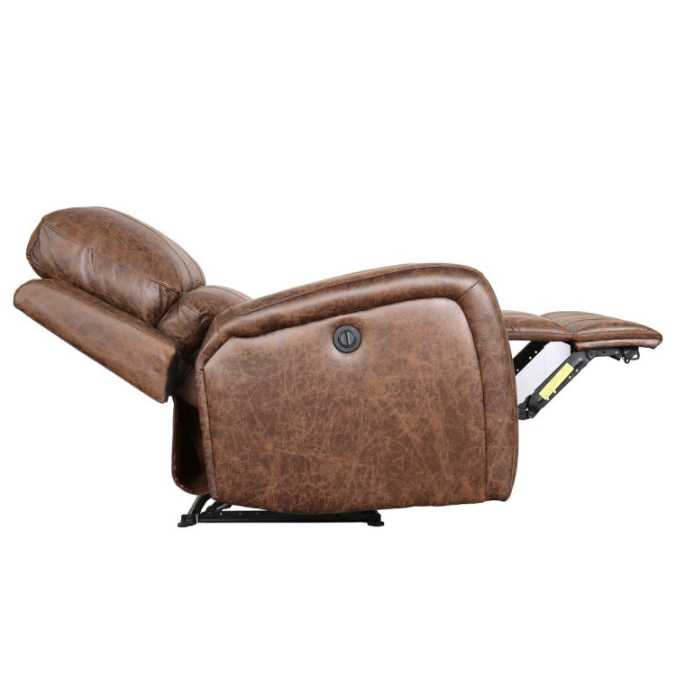 [US Warehouse] PU Leather Recliner with USB Charging Port, Size: 41x38x38 inch