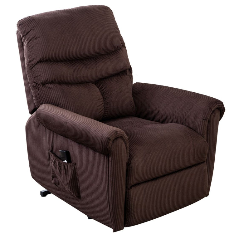 [US Warehouse] Non-slip Fabric Electric Lift Recliner with Storage Bag, Size: 33.9x38.2x38.2 inch