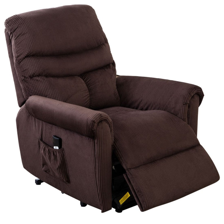 [US Warehouse] Non-slip Fabric Electric Lift Recliner with Storage Bag, Size: 33.9x38.2x38.2 inch