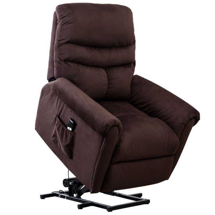 [US Warehouse] Non-slip Fabric Electric Lift Recliner with Storage Bag, Size: 33.9x38.2x38.2 inch