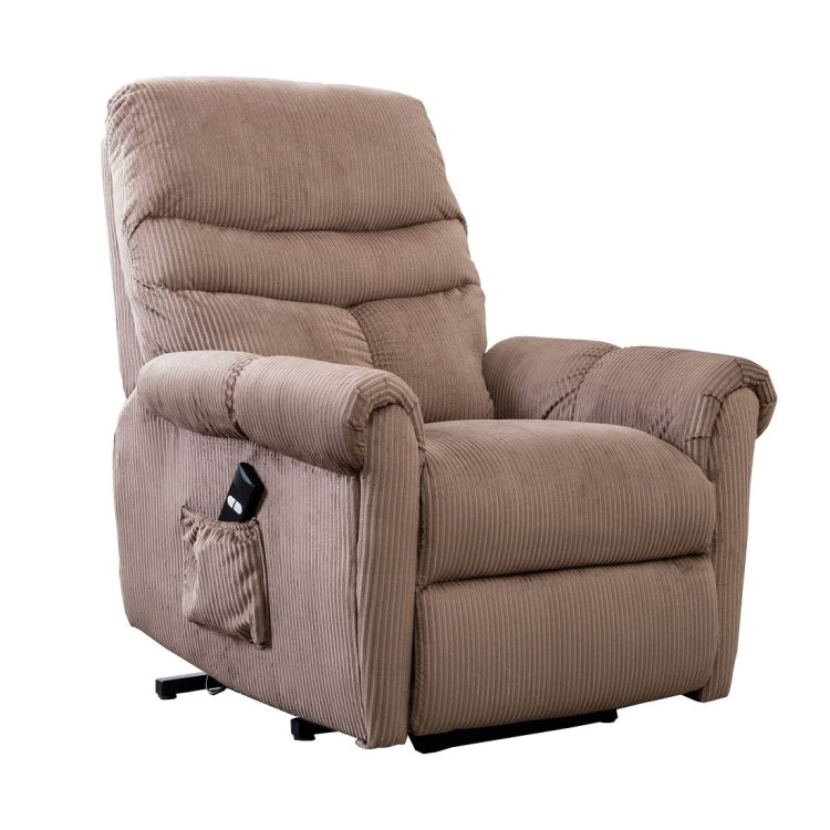 [US Warehouse] Non-slip Fabric Electric Lift Recliner with Storage Bag, Size: 33.9x38.2x38.2 inch