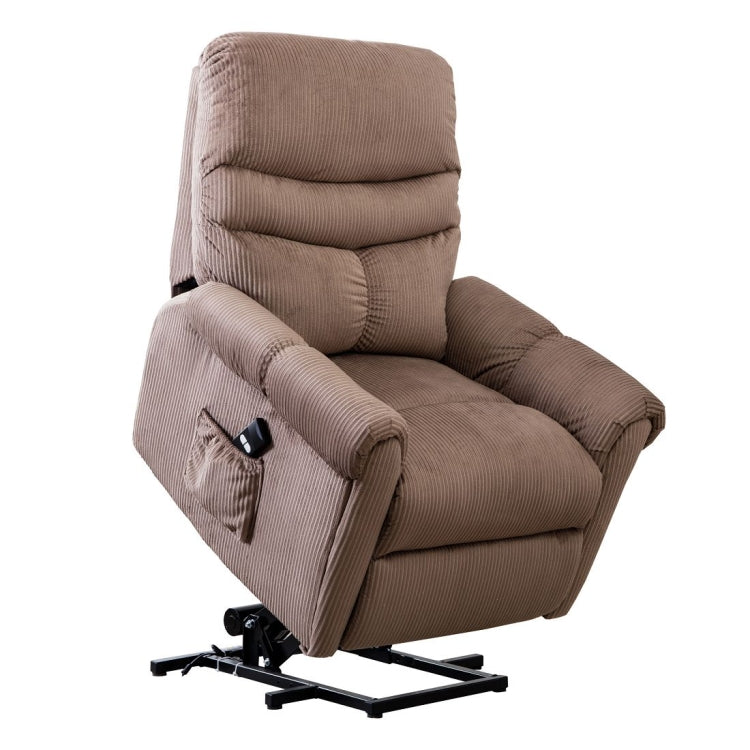 [US Warehouse] Non-slip Fabric Electric Lift Recliner with Storage Bag, Size: 33.9x38.2x38.2 inch