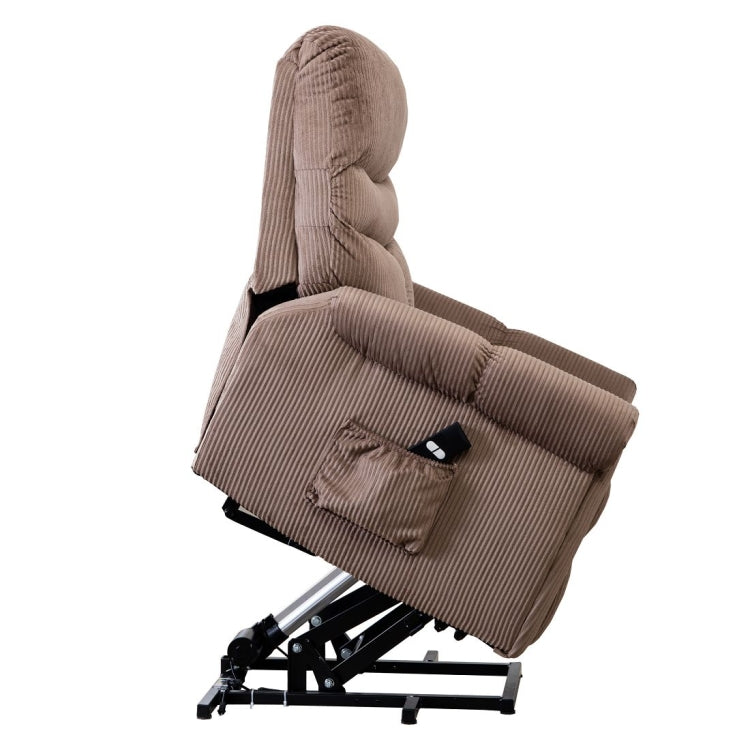 [US Warehouse] Non-slip Fabric Electric Lift Recliner with Storage Bag, Size: 33.9x38.2x38.2 inch