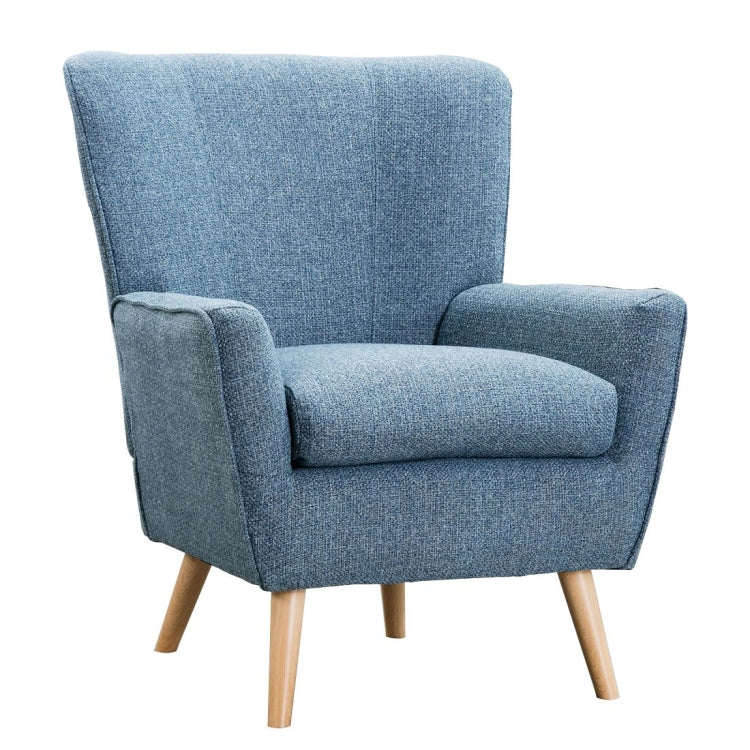 [US Warehouse] Bedroom Fabric Reading Chair, Size: 26x25.4x37 inch