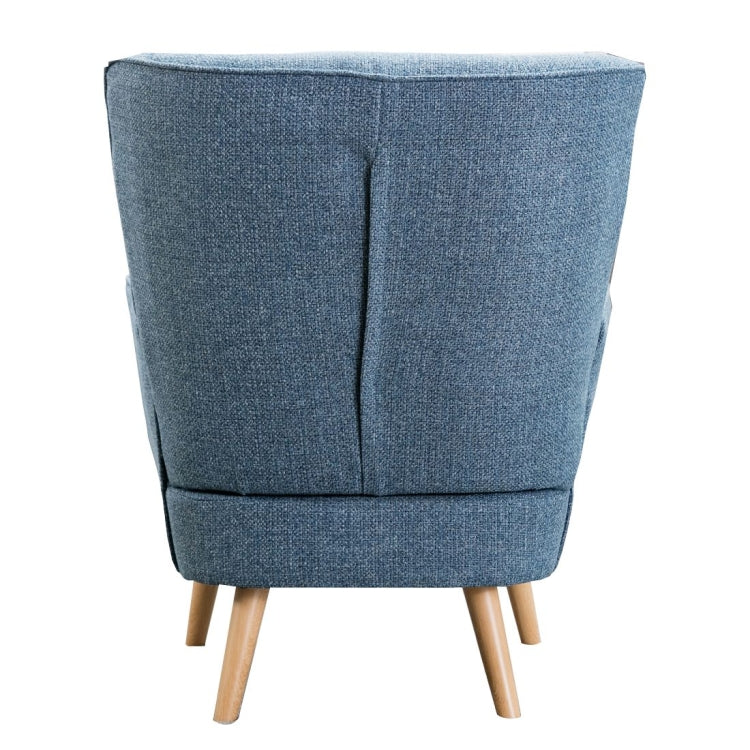 [US Warehouse] Bedroom Fabric Reading Chair, Size: 26x25.4x37 inch