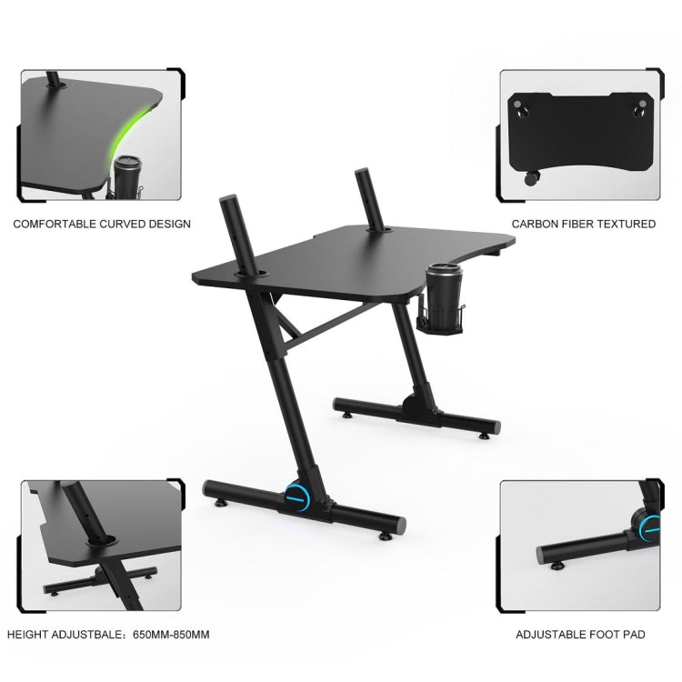 [US Warehouse] Game Table with 1 Cup Holder, Size: 43.3x23.6x 27(30-32) inch