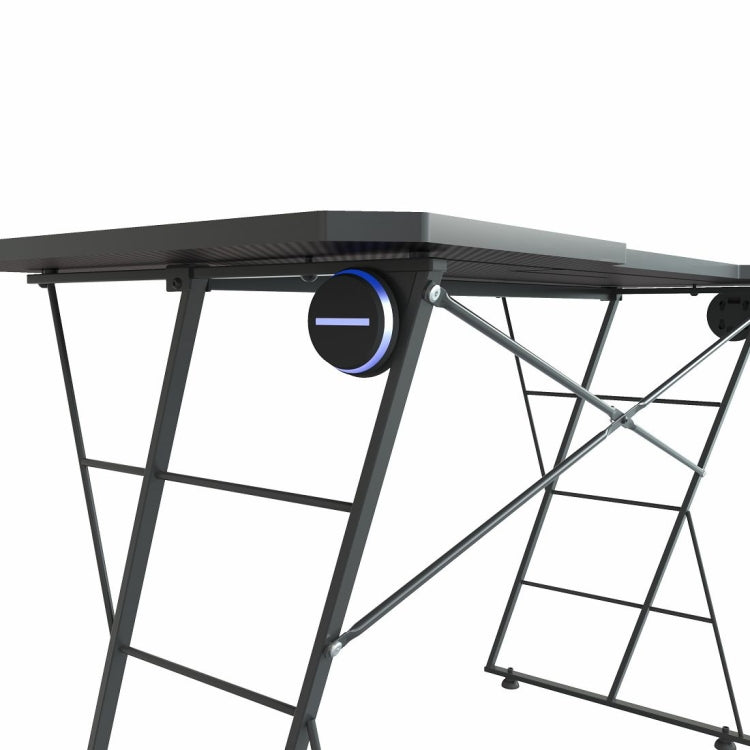 [US Warehouse] Metal+PB Game Table with 1 Cup Holder, Size: 47.24x23.62x30.71 inch