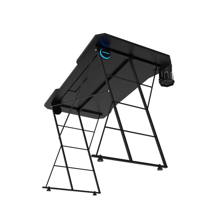 [US Warehouse] Metal+PB Game Table with 1 Cup Holder, Size: 47.24x23.62x30.71 inch