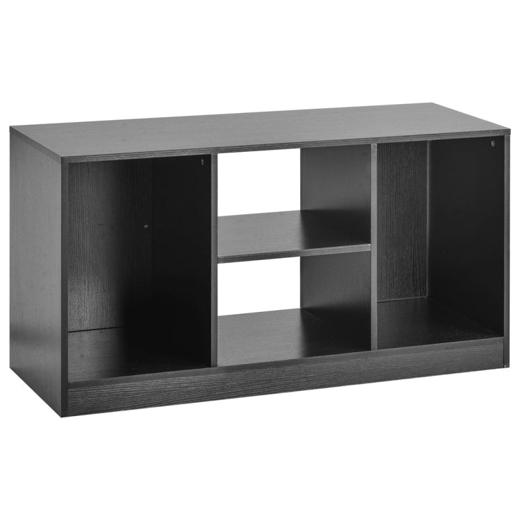 [UK Warehouse] 43 inch TV Storage Cabinet TV Table with 2 Doors and Shelves (Black)
