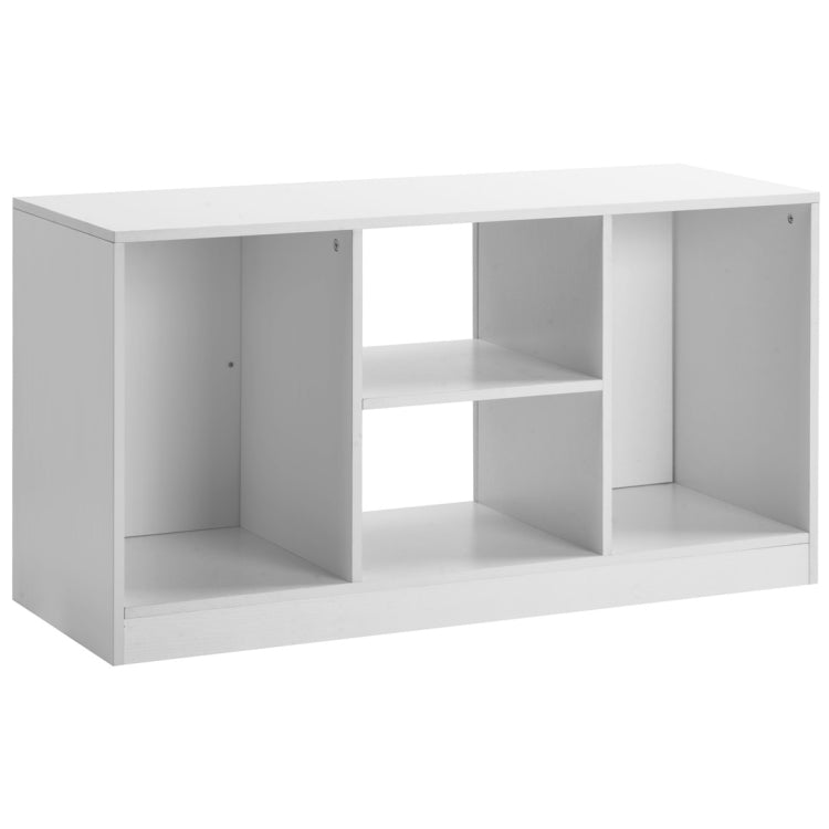 [UK Warehouse] 43 inch TV Storage Cabinet TV Table with 2 Doors and Shelves (White)