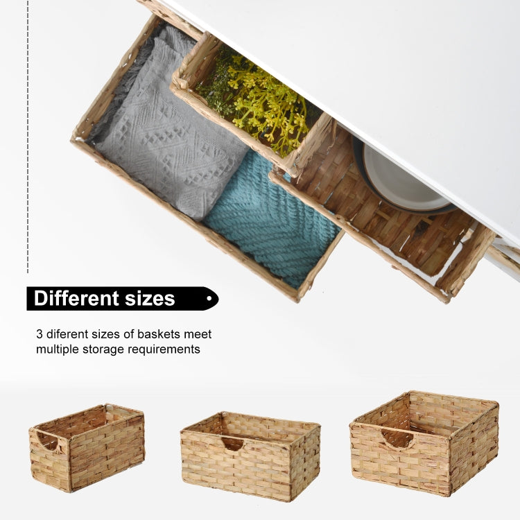 [UK Warehouse] Large Storage Chest of Drawers with 10 Drawer Baskets for Hallway Bathroom, Sizeï¼š100x73.5x36cm