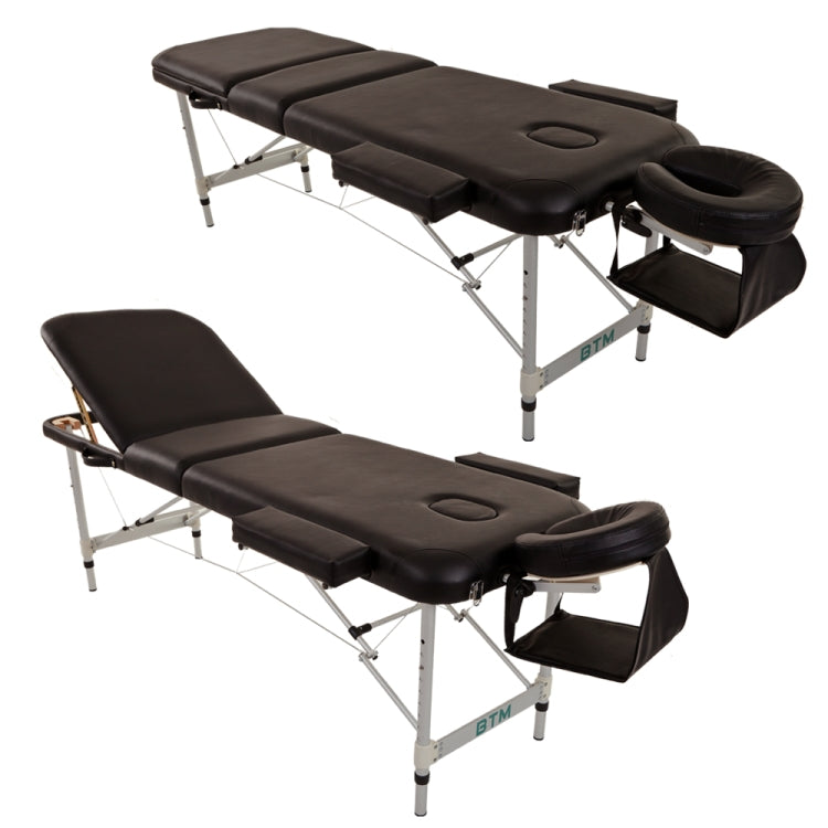 [UK Warehouse] Portable Foldable PU Massage Bed Sofa Bed(Black)