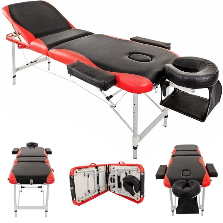 [UK Warehouse] Portable Foldable PU Massage Bed Sofa Bed(Red)