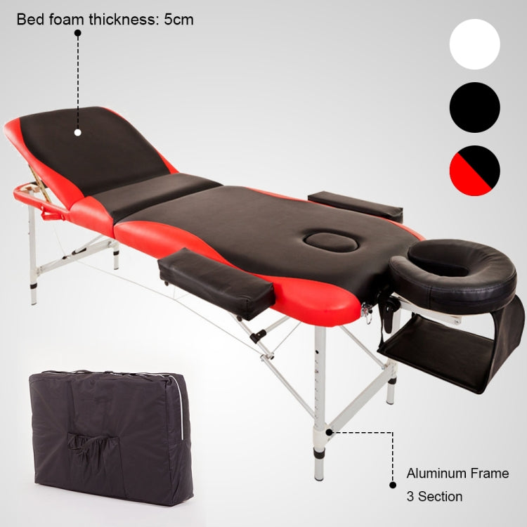 [UK Warehouse] Portable Foldable PU Massage Bed Sofa Bed(Red)
