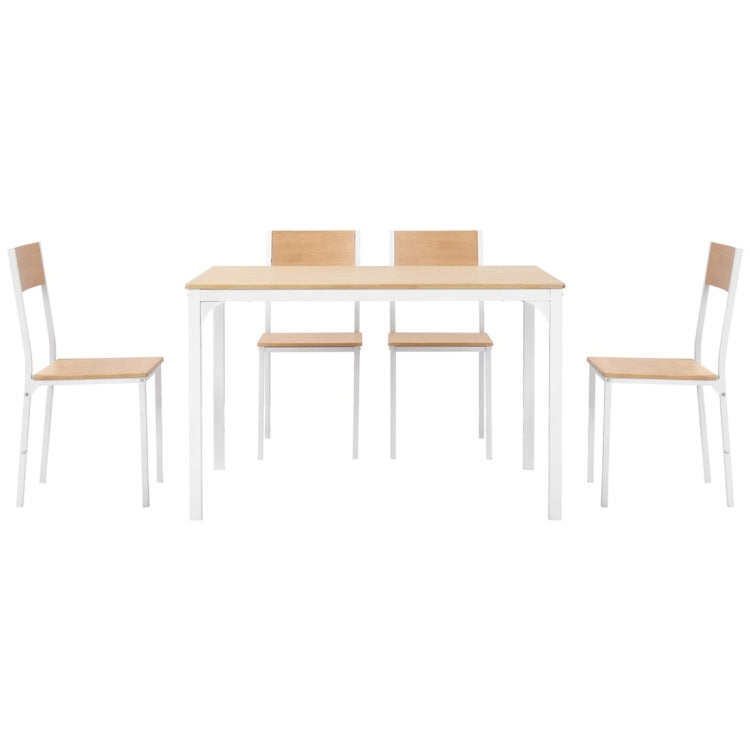 [UK Warehouse] Industrial Style Retro Kitchen Dining Table and 4 Chairs Set