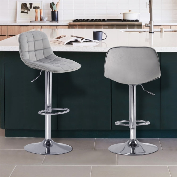 [UK Warehouse] Adjustable Height  Bar Stools with Backrest for Breakfast Bar, Counter, Kitchen