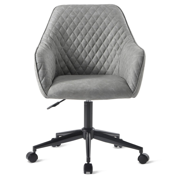 [UK Warehouse] Home Office Retro PU Leather Desk Chair Swivel Chair