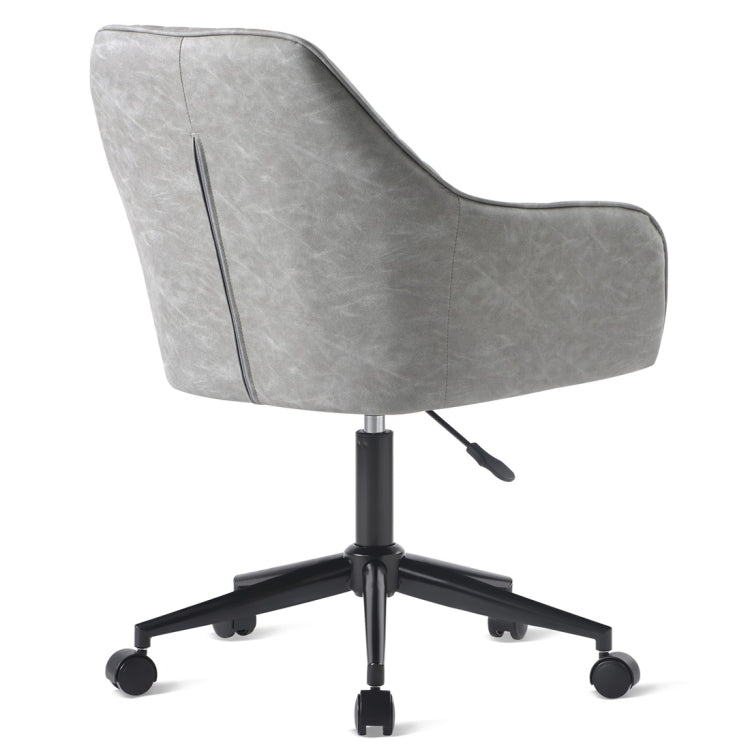 [UK Warehouse] Home Office Retro PU Leather Desk Chair Swivel Chair