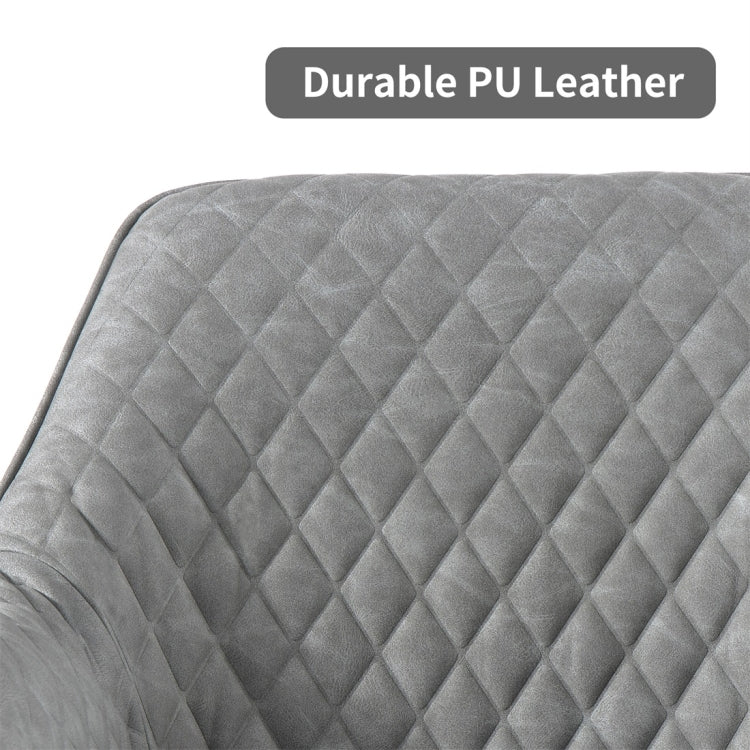[UK Warehouse] Home Office Retro PU Leather Desk Chair Swivel Chair