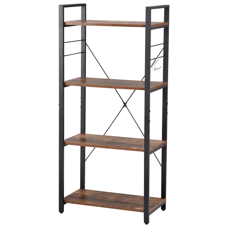 [UK Warehouse] Office Living Room Bookcase 4-layer Bookshelf Storage Shelf