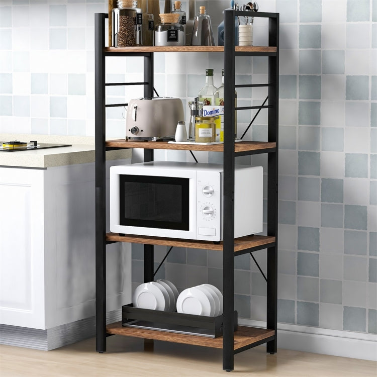 [UK Warehouse] Office Living Room Bookcase 4-layer Bookshelf Storage Shelf