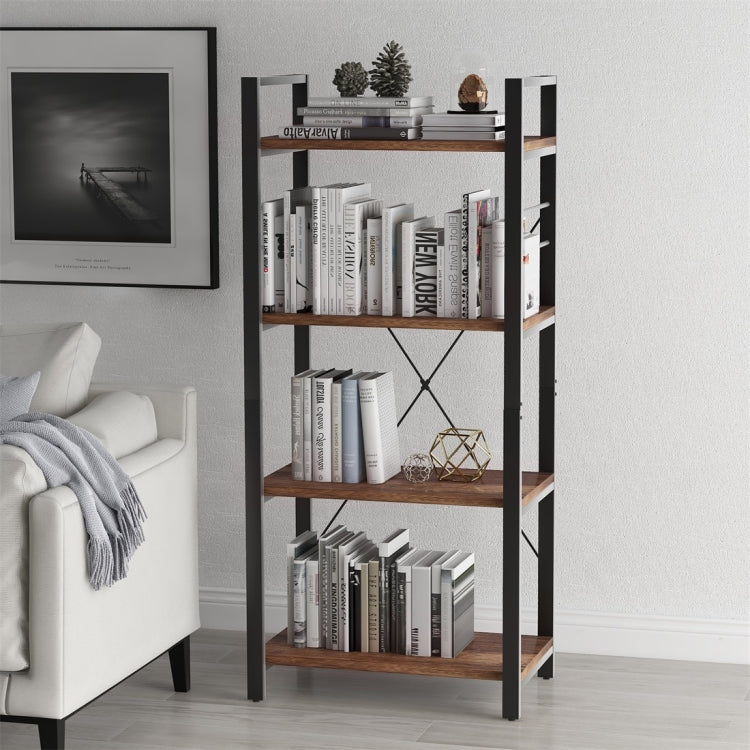 [UK Warehouse] Office Living Room Bookcase 4-layer Bookshelf Storage Shelf