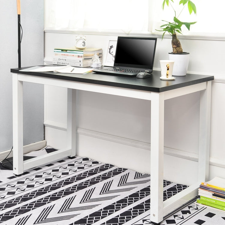 [UK Warehouse] Modern Simple Design Computer Desk Table Workstation for Small Space Place Home Office(Black)