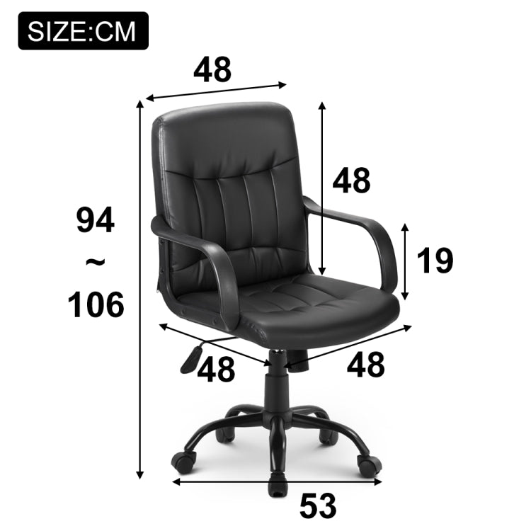 [UK Warehouse] Adjustable Height High Back Mesh Desk Swivel Chair for Home Office