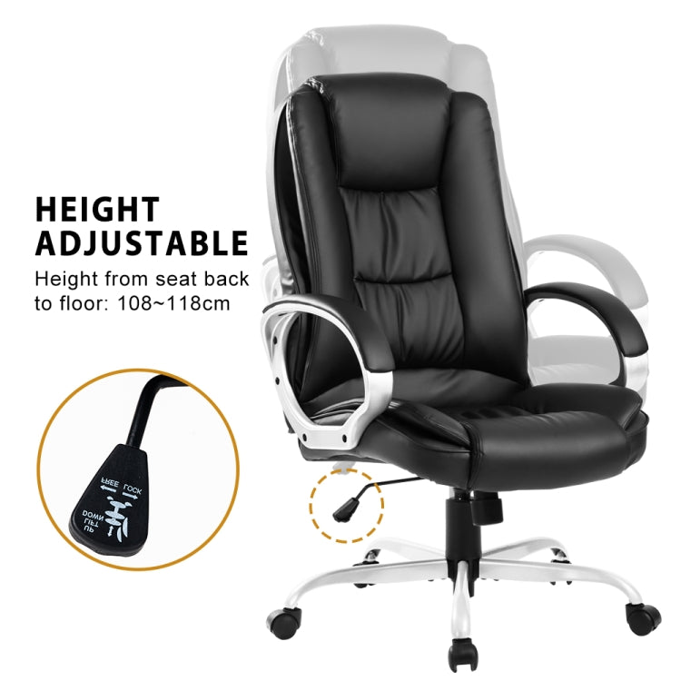 [UK Warehouse] Executive Office Chair Large Computer Home Leather Swivel Adjustable High Back
