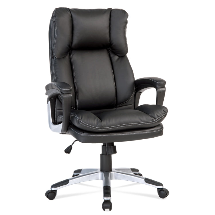 [UK Warehouse] High-Back Executive Desk Chair Black PU Leather PC Computer Office Chair
