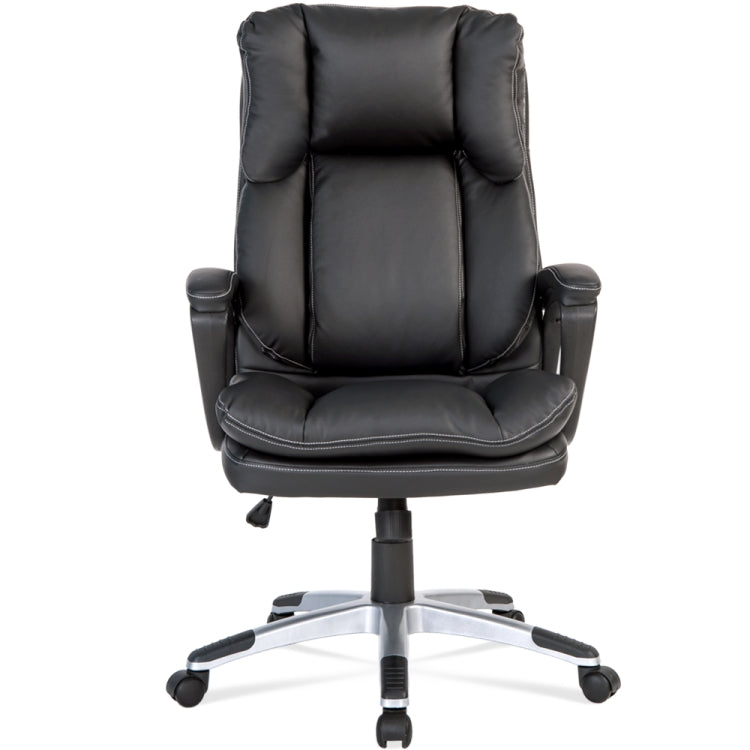 [UK Warehouse] High-Back Executive Desk Chair Black PU Leather PC Computer Office Chair