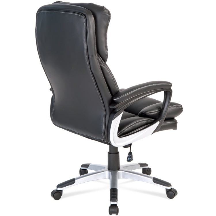 [UK Warehouse] High-Back Executive Desk Chair Black PU Leather PC Computer Office Chair