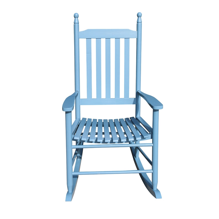 [US Warehouse] Indoor and Outdoor Universal Solid Wood Rocking Chairs with Armrests, Size: 46.5 x 33.5 x 26 inch