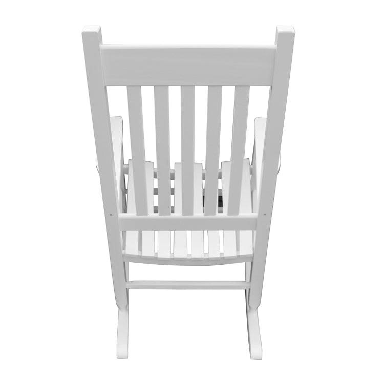 [US Warehouse] Indoor and Outdoor Universal Solid Wood Rocking Chairs with Armrests, Size: 46.5 x 33.5 x 26 inch