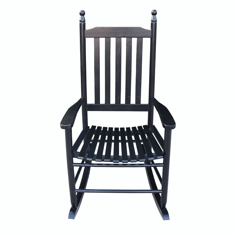 [US Warehouse] Indoor and Outdoor Universal Solid Wood Rocking Chairs with Armrests, Size: 45.25 x 32.9 x 24.5 inch