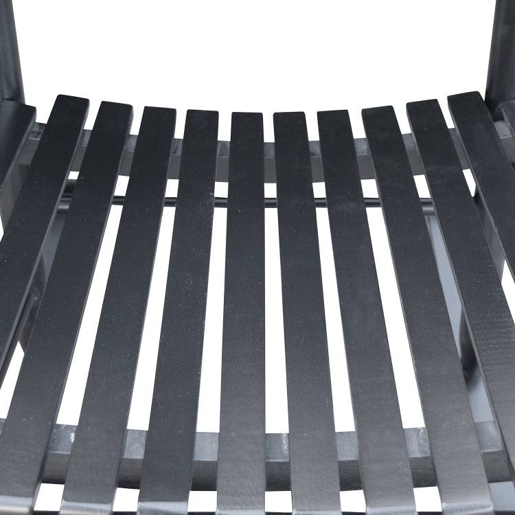 [US Warehouse] Indoor and Outdoor Universal Solid Wood Rocking Chairs with Armrests, Size: 45.25 x 32.9 x 24.5 inch