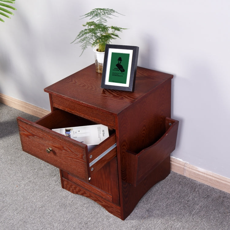 [US Warehouse] Bedroom Furniture Bedside Storage Cabinet Multifunctional Drawer Cabinet, Size: 61x45.5x46cm